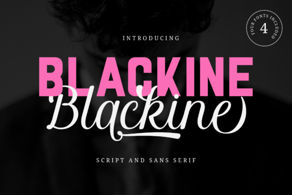 Blackine Font Duo