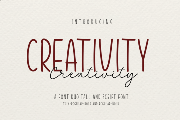 Creativity Font Duo
