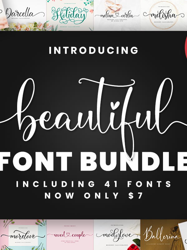 Beautiful Font Bundle