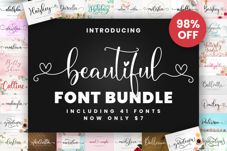 Beautiful Font Bundle