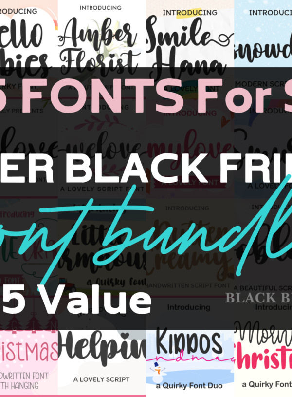 After Black Friday Font Bundle – Perfect For Cricut Cutting Machines