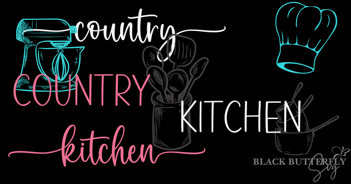 Country Kitchen Font Duo