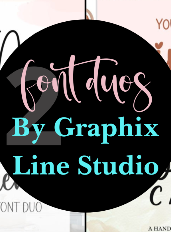 12 font duos by Graphix Line Studio
