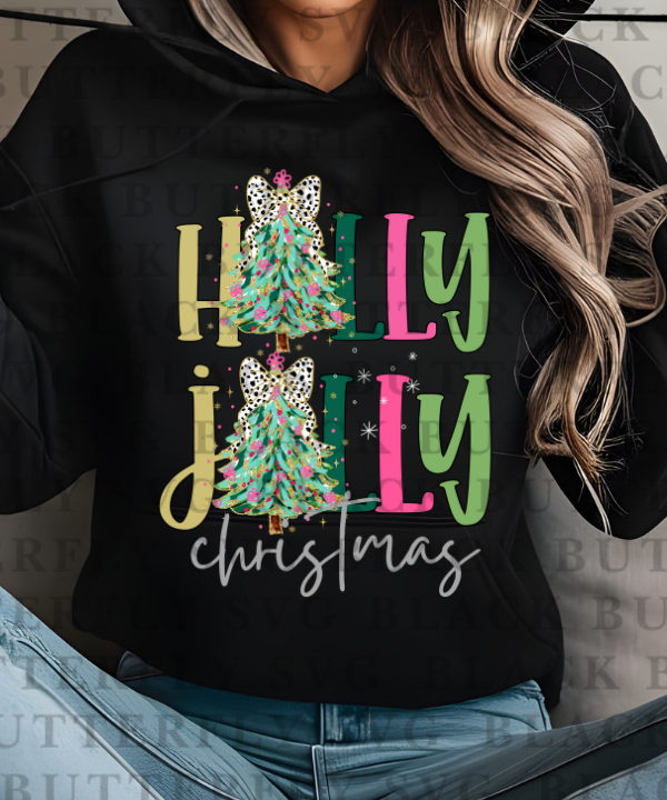 Holly Jolly Christmas PNG File