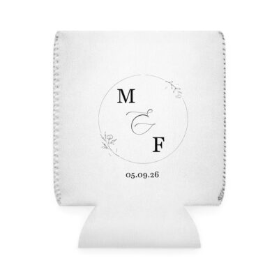 Copy of Personalized Wedding Can Cooler Sleeve, Custom Koozie Favor